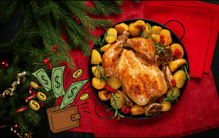 La cena tradicional de Navidad y Año Nuevo en México suele incluir entradas, un plato fuerte, bebidas, postre y la infaltable ensalada de manzana. CANVA