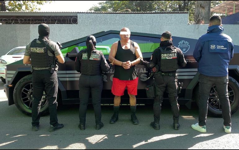 Mediante labores de inteligencia, análisis de información y seguimiento con apoyo de la unidad de drones Cybertruck, se implementó un operativo, en coordinación con la Policía de Investigación. CORTESÍA