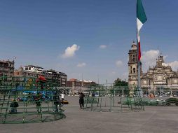 El Zócalo será el epicentro del festival navideño “Luces de Invierno”. SUN/H. Salvador