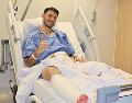 El futbolista mexicano señaló que ahora se enfocará en la recuperación para regresar a las canchas. ESPECIAL
