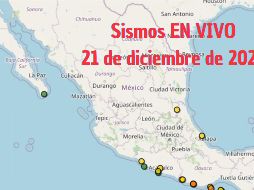 Sismos en México | EN VIVO | 21 de diciembre de 2025. ESPECIAL / SSN
