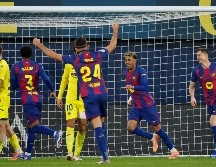 El Barcelona finaliza el año con 46 puntos, a cuatro de distancia con el Real Madrid. EFE / A. Escobar