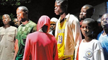Estudiantes y personal de la escuela St. Mary fueron secuestrados el 21 de noviembre pasado. AP