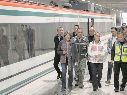 Claudia Sheinbaum encabezó el primer recorrido de prueba del Tren Suburbano que conectará la estación Lechería con el AIFA. Se prevé que entre en operación durante la Semana Santa. ESPECIAL