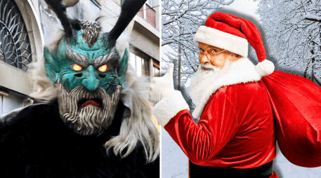 En diciembre la figura de Krampus reaparece en relatos festividades y representaciones culturales. CANVA / ESPECIAL
