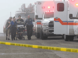 Galveston, una isla turística conocida por sus playas, se encontraba bajo condiciones de niebla durante la tarde del lunes. AP