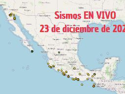 Sismos en México | EN VIVO | 23 de diciembre de 2025. ESPECIAL / SSN