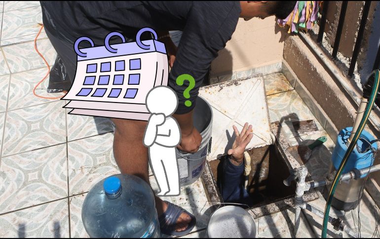 En enero de 2026, el Siapa reprogramó lo trabajos de mantenimiento para la temporada invernal pasada, ya que las condiciones climáticas favorecían menores consumos de agua. EL INFORMADOR / ARCHIVO