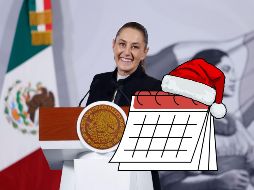 Sheinbaum dijo que aún no sabe lo que cenará este 24 de diciembre, pero adelantó que habrá romeritos. EFE / S. Gutiérrez