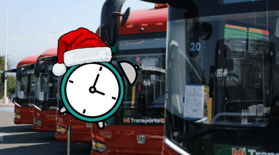 La Setran informó que, durante esta Nochebuena y Navidad, la supervisión y la atención de quejas y sugerencias serán permanentes. X / @PabloLemusN