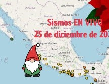 Sismos en México | EN VIVO | 25 de diciembre de 2025. ESPECIAL / SSN