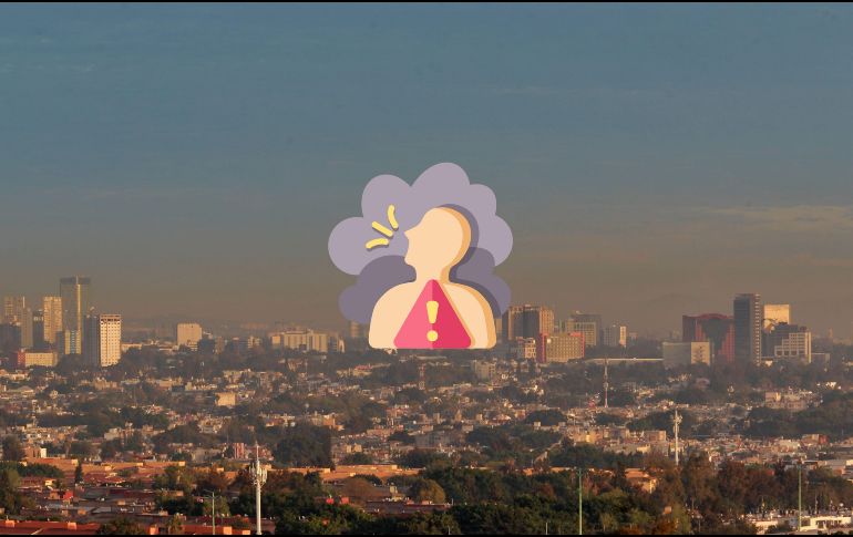 Conoce los índices de la calidad por zonas del AMG. EL INFORMADOR / ARCHIVO