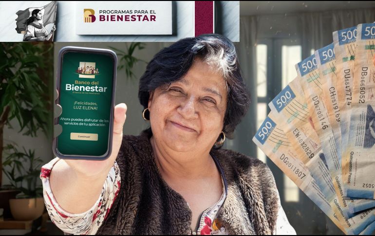 Basado en el histórico de pagos de 2025, se estima que el operativo de depósitos bancarios comience durante la primera semana de enero. ESPECIAL / Programas del Bienestar y CANVA