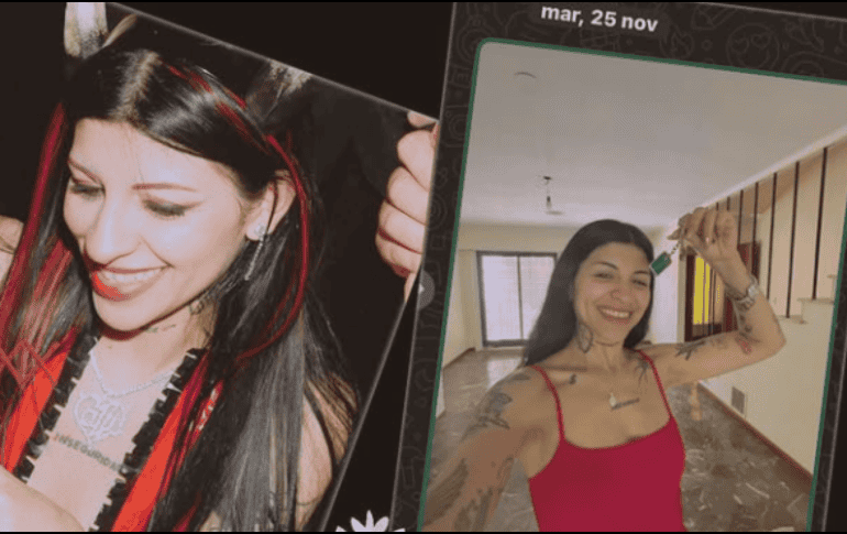 En medio de tanto escándalo mediático, Cazzu compartió una foto en la que aparece sonriente con unas llaves en mano. ESPECIAL/IG/@Cazzu