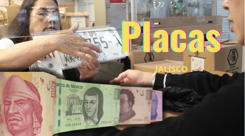 Las personas que circulen con placas obsoletas el próximo año podrán recibir sanciones por parte de las autoridades. ESPECIAL/Gobierno de Jalisco