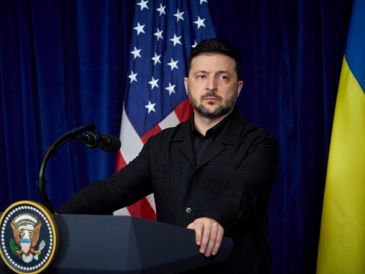 Zelenski considera que la guerra con Rusia comenzó en 2014, con la anexión ilegal de Crimea, y no en 2022, año del inicio de la invasión a gran escala. EFE/PRESIDENTIAL PRESS SERVICE