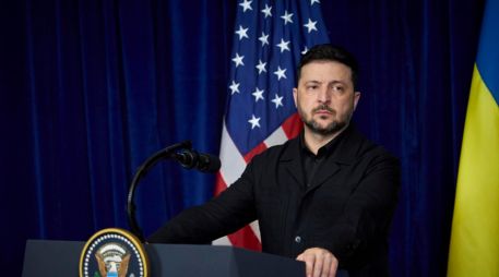 Zelenski considera que la guerra con Rusia comenzó en 2014, con la anexión ilegal de Crimea, y no en 2022, año del inicio de la invasión a gran escala. EFE/PRESIDENTIAL PRESS SERVICE