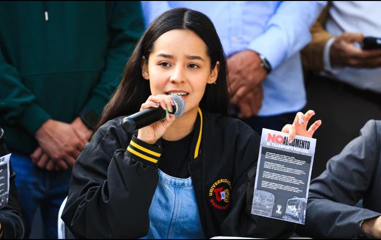 Fernanda Romero señaló, que también piden subsidios a estudiantes y sectores vulnerables de la población. EL INFORMADOR / J. ACOSTA