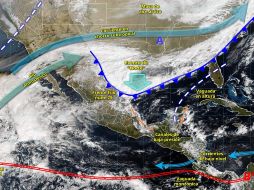 El SMN exhorta a la población a mantenerse informada a través de los comunicados oficiales y atender las recomendaciones de Protección Civil. ESPECIAL/ SMN.