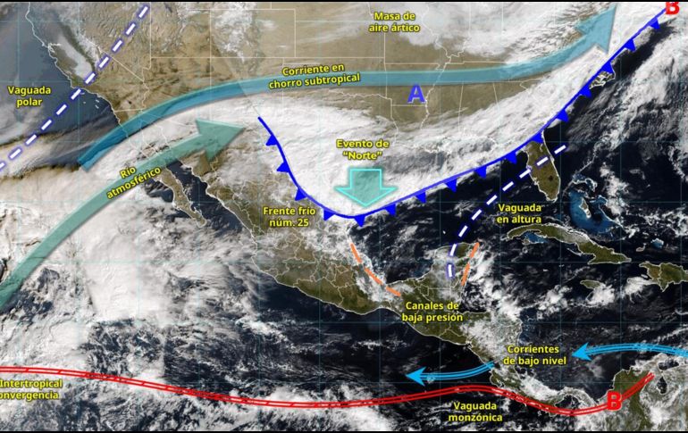 El SMN exhorta a la población a mantenerse informada a través de los comunicados oficiales y atender las recomendaciones de Protección Civil. ESPECIAL/ SMN.
