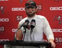 El quarterback de los Buccaneers, Baker Mayfield, habló en una conferencia de prensa sobre lo que sigue para el equipo tras sufrir esta derrota. AP