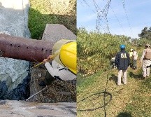 El hecho se registró alrededor de las 10:00 horas en una manguera de alta presión ubicada sobre un arroyo en la calle Maestro Sandoval. ESPECIAL / PC. JALISCO