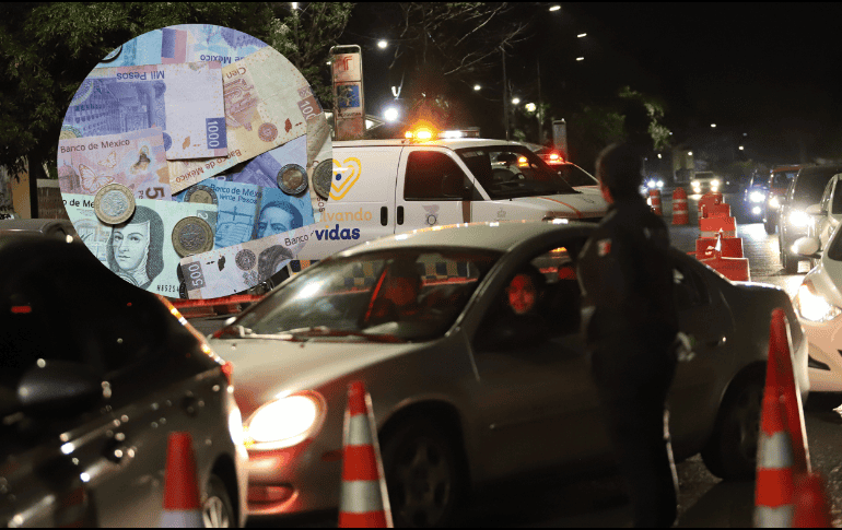 Las personas que conduzcan bajo las influencias del alcohol también se exponen a recibir otras sanciones, como retiro y aseguramiento del vehículo. ESPECIAL/Gobierno de Jalisco