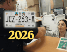 El canje de placas es obligatorio para todos los vehículos cuyas láminas tengan los diseños “Maguey”, “Minerva” y “Gota” (roja y verde). ESPECIAL/Gobierno de Jalisco