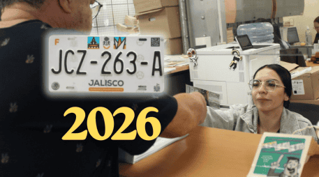 El canje de placas es obligatorio para todos los vehículos cuyas láminas tengan los diseños “Maguey”, “Minerva” y “Gota” (roja y verde). ESPECIAL/Gobierno de Jalisco