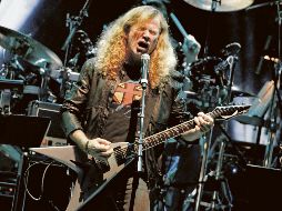 La legendaria banda de rock conocida como Megadeth, viene en su gira de despedida el 13 de mayo. AFP