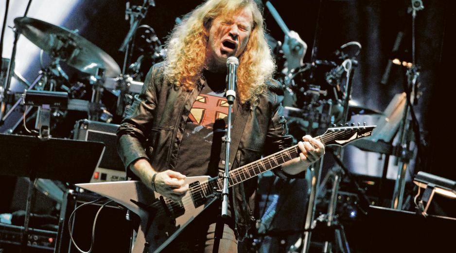 La legendaria banda de rock conocida como Megadeth, viene en su gira de despedida el 13 de mayo. AFP