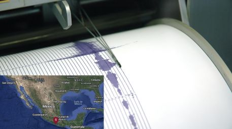 Servicios de monitoreo sísmico informaron que el movimiento telúrico ocurrió a las 07:58 horas. ESPECIAL / CANVA Y SSN