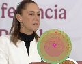 Al volver a la transmisión minutos después, Sheinbaum informó sobre el sismo, del que hasta el momento no se registran daños. ESPECIAL