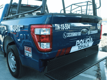 Elementos de la Policía de Tonalá implementaron un operativo de búsqueda para dar con el paradero del causante. ESPECIAL/Gobierno de Tonalá