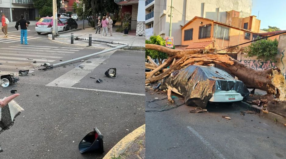 Estas son las afectaciones que se han presentado hasta el momento en la Ciudad de México tras el sismo de Guerrero. ESPECIAL / FACEBOOK Clara Brugada