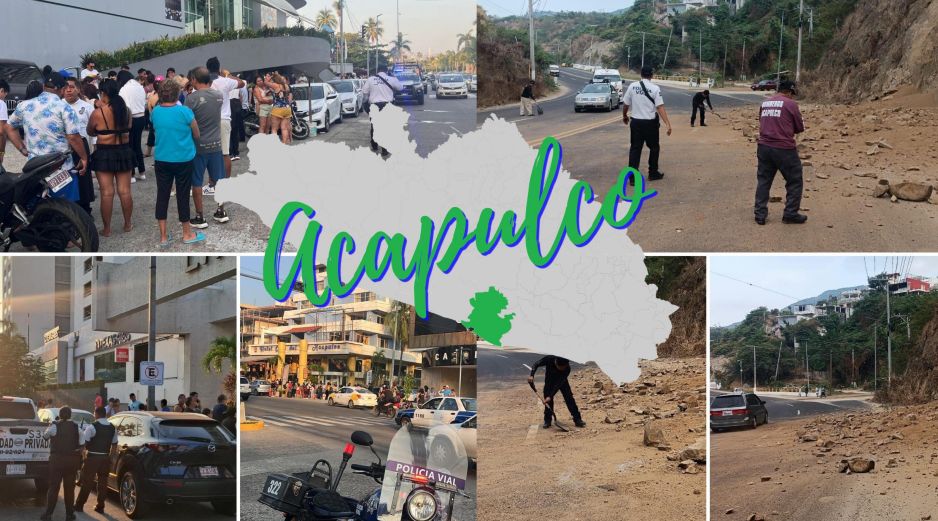 Así vivieron el sismo algunos famosos que se encontraban en Acapulco. ESPECIAL /FACEBOOK Gobierno Municipal de Acapulco