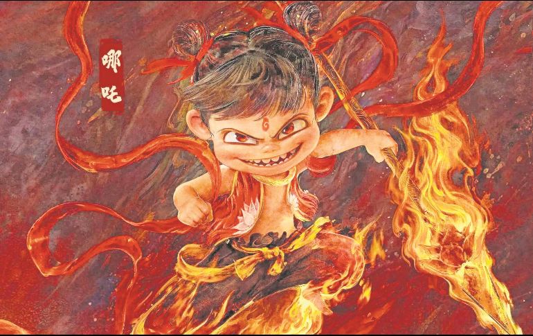 La producción china se convirtió en la película animada más taquillera de la historia, rompiendo el dominio de Hollywood y marcando un hito global. CORTESÍA
