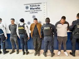 Roberto Cabrera González, “El Betillo”, fue presentado por autoridades tras su detención en la colonia San Pascual, en Morelia. ESPECIAL