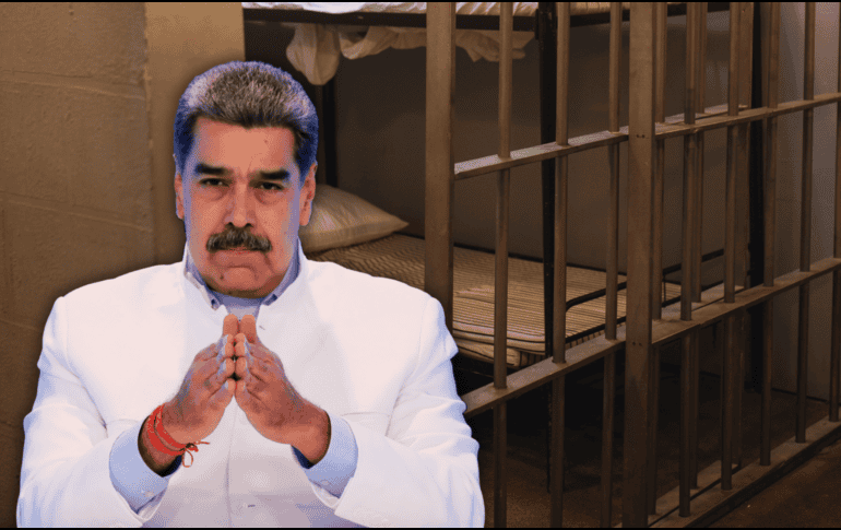 El presidente venezolano está desde 2020 acusado de conspiración para el narcoterrorismo, entre otros cargos. ESPECIAL / CANVA / FACEBOOK / Nicolás Maduro