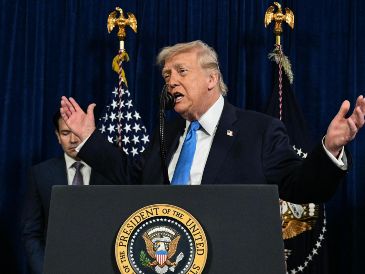 DONALD TRUMP. Como parte de las acusaciones por narcoterrorismo, el gobierno de EU señala a Nicolás Maduro y a colaboradores cercanos de mantener vínculos con diversos cárteles del narcotráfico, entre ellos el de Sinaloa y el de Los Zetas. AFP / J. Watson