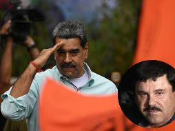 Como parte de las acusaciones por narcoterrorismo, el gobierno de EU señala a Nicolás Maduro y a colaboradores cercanos de mantener vínculos con diversos cárteles del narcotráfico, entre ellos el de Sinaloa y el de Los Zetas. ESPECIAL / AFP