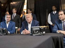 Donald Trump, al lado del director de la CIA John Ratcliffe y el Secretario de Estado Marco Rubio, observando el desarrollo de la operación “Resolución Absoluta”. EFE