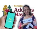 Con la habilitación de este canal de WhatsApp, el Gobierno de México combate la difusión de información falsa alrededor de la Pensión Bienestar. ESPECIAL