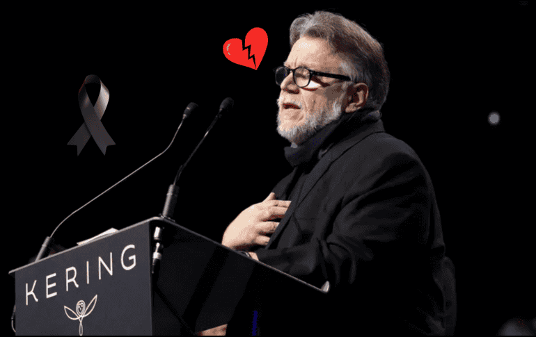 Durante el momento, estuvo acompañado por parte del elenco de Frankenstein, entre ellos Oscar Isaac, Jacob Elordi y Mia Goth.  AFP/ARCHIVO