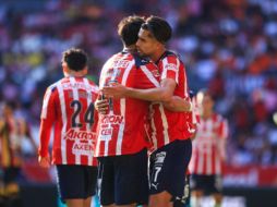 Chivas terminó su preparación rumbo al Clausura 2026 con una victoria de 3-1 sobre Leones Negros, resultado que le permitió quedarse con el tercer lugar de la Copa Pacífica en un duelo disputado en el Estadio Jalisco. EL INFORMADOR / J. Acosta