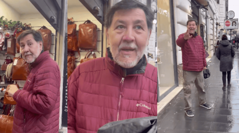 En el video se escucha como la persona que lo graba acusa a Noroña de ser un corrupto y defender a Nicolás Maduro. 