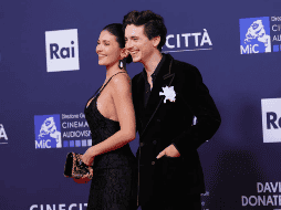 Timothée Chalamet dedicó emotivas palabras a su novia Kylie Jenner. EFE/ARCHIVO