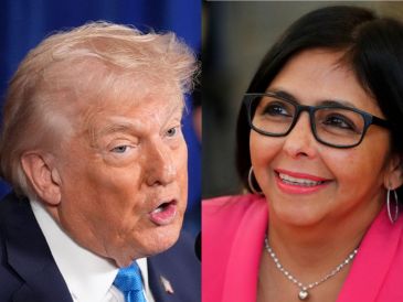 El presidente de Estados Unidos afirmó que la presidenta interina de Venezuela estaría “colaborando” con las autoridades estadounidenses. AP/ A. Brandon, P. Golovkin.