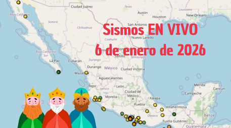 Sismos en México | EN VIVO | 6 de enero de 2026. ESPECIAL / SSN
