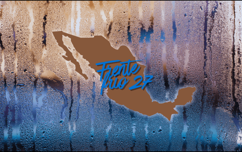 El frente frío núm. 27 se desplazará lentamente sobre el noroeste y norte de la República Mexicana ESPECIAL / CANVA